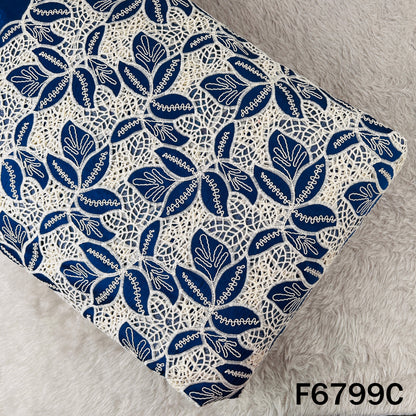 Crochet Work Denim Fabric - F6799