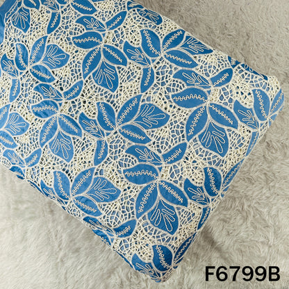 Crochet Work Denim Fabric - F6799