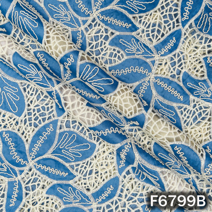 Crochet Work Denim Fabric - F6799