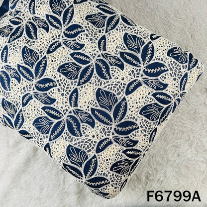 Crochet Work Denim Fabric - F6799