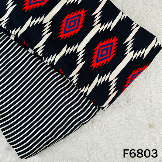 Printed Crepe Fabric - F6803