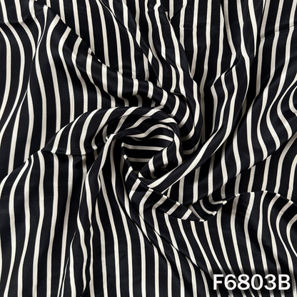 Printed Crepe Fabric - F6803