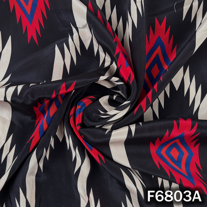 Printed Crepe Fabric - F6803