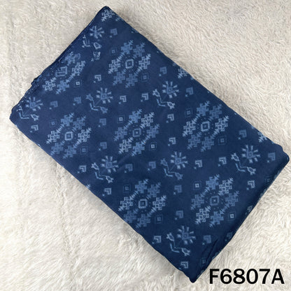 Printed Tussar Chanderi Fabric - F6807