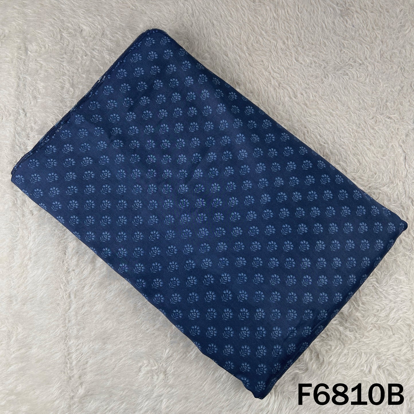 Printed Tussar Chanderi Fabric - F6810