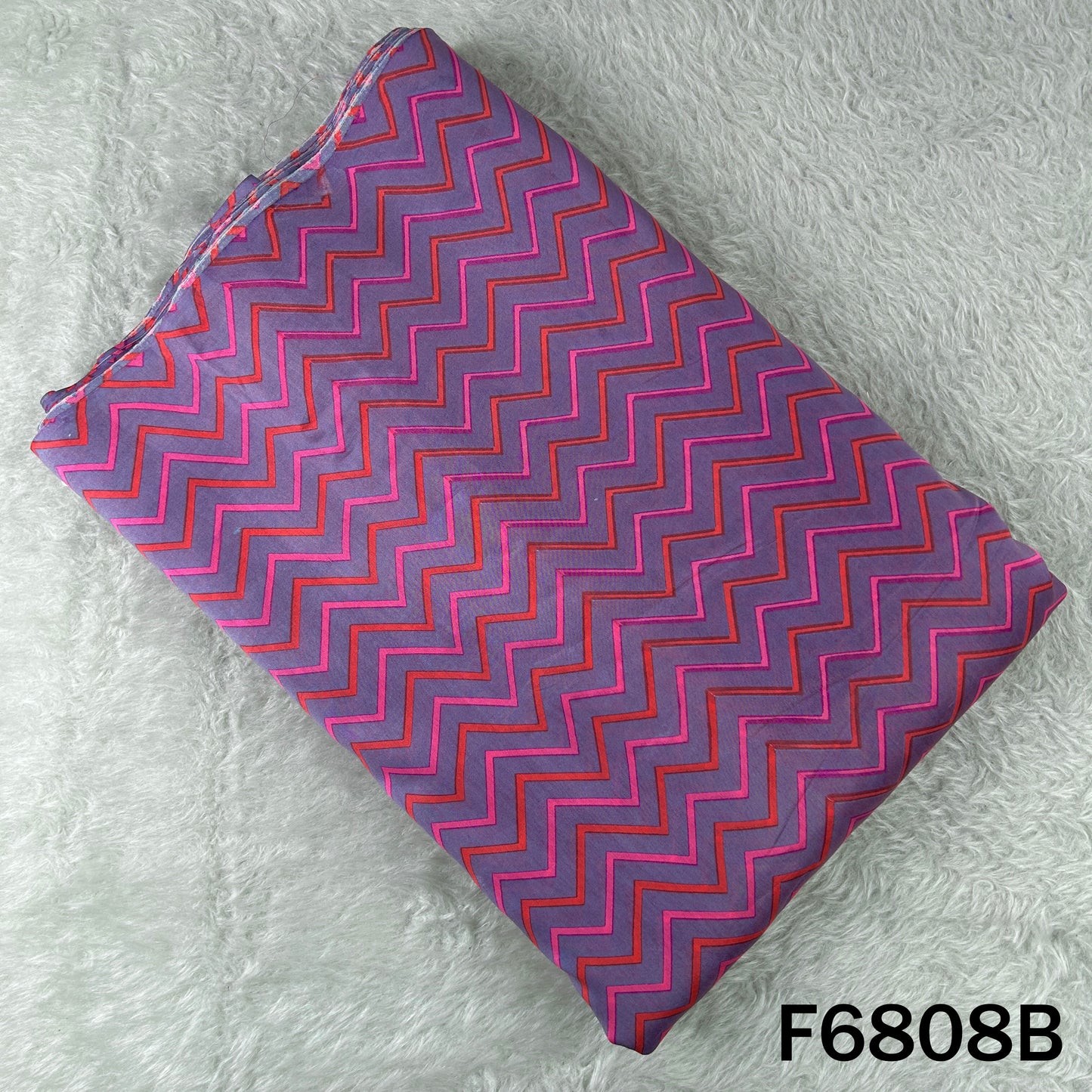 Printed Tussar Chanderi Fabric - F6808