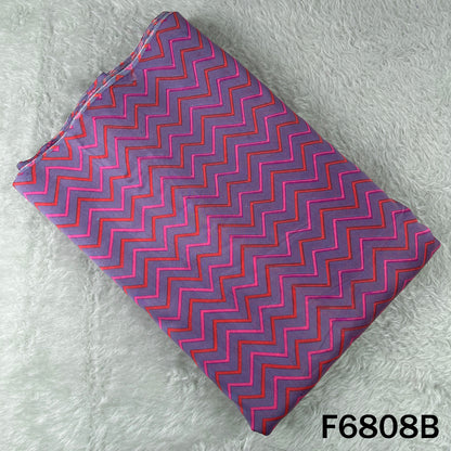 Printed Tussar Chanderi Fabric - F6808