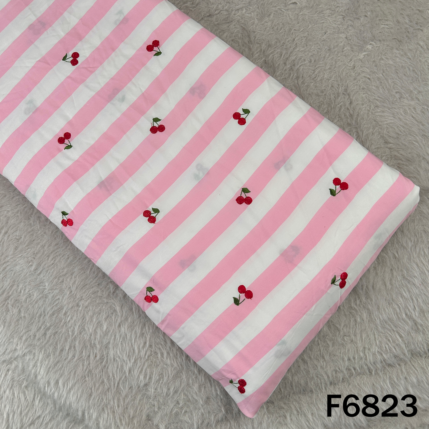 Thread Work Stripes Rayon Fabric - F6823