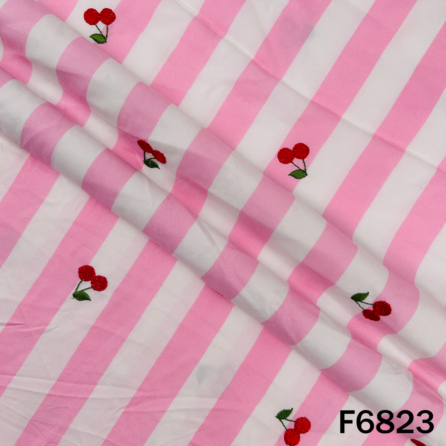 Thread Work Stripes Rayon Fabric - F6823