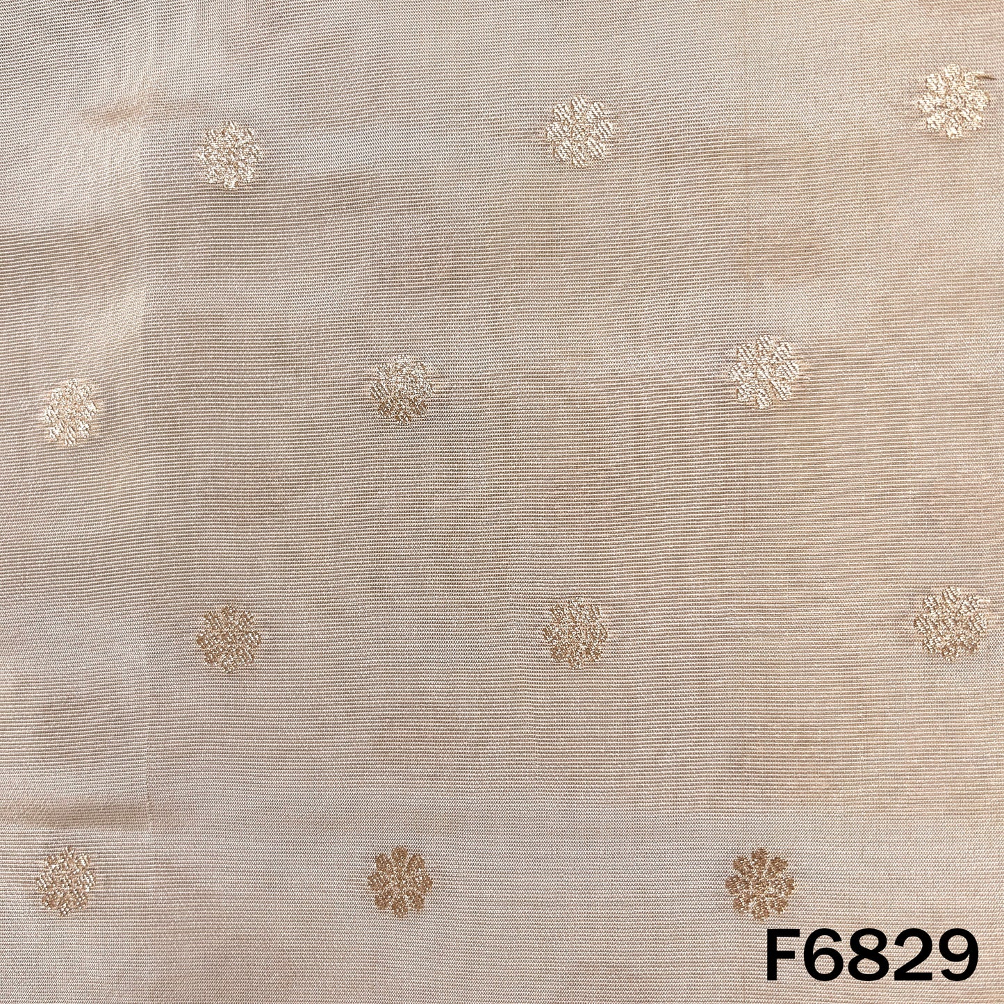Dyeable Zari Work Shimmer Tissue Fabric - F6829