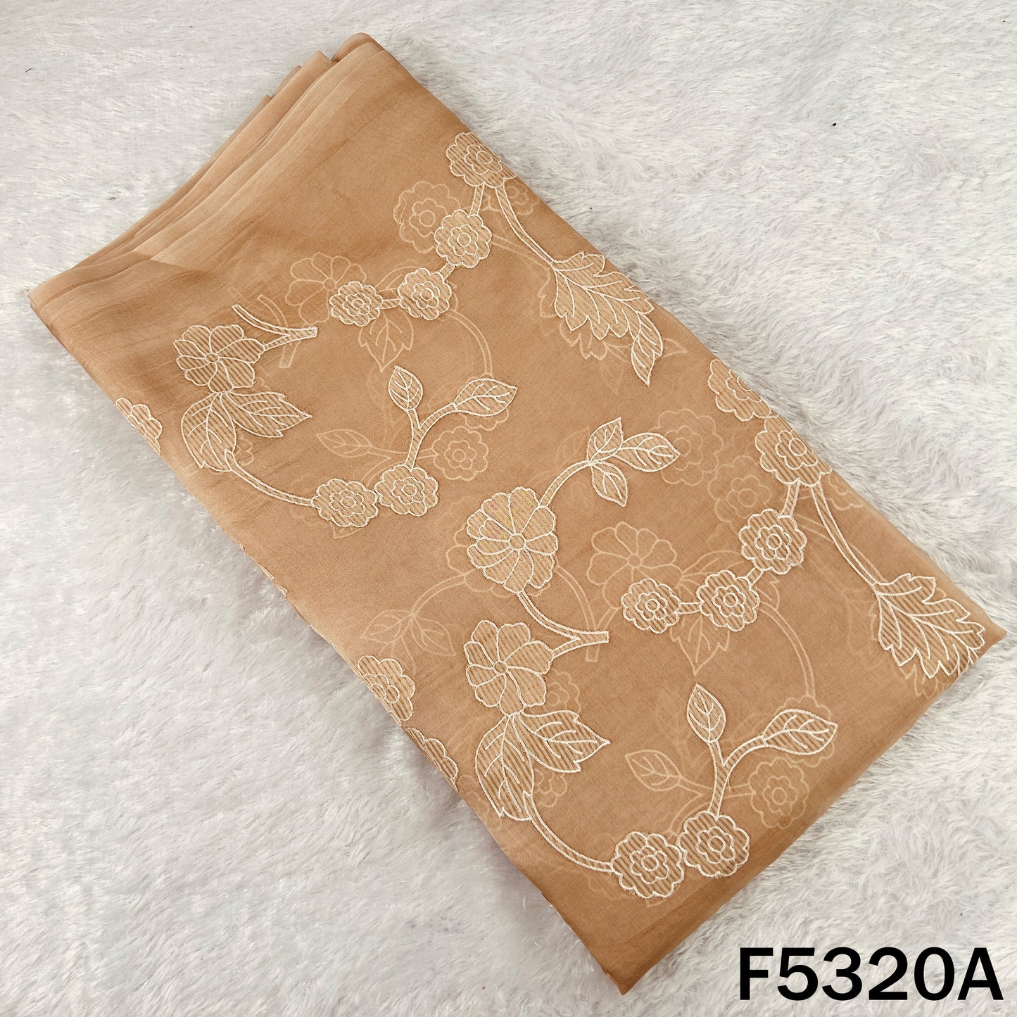 Thread Work Pure Tissue Organza Fabric - F5320