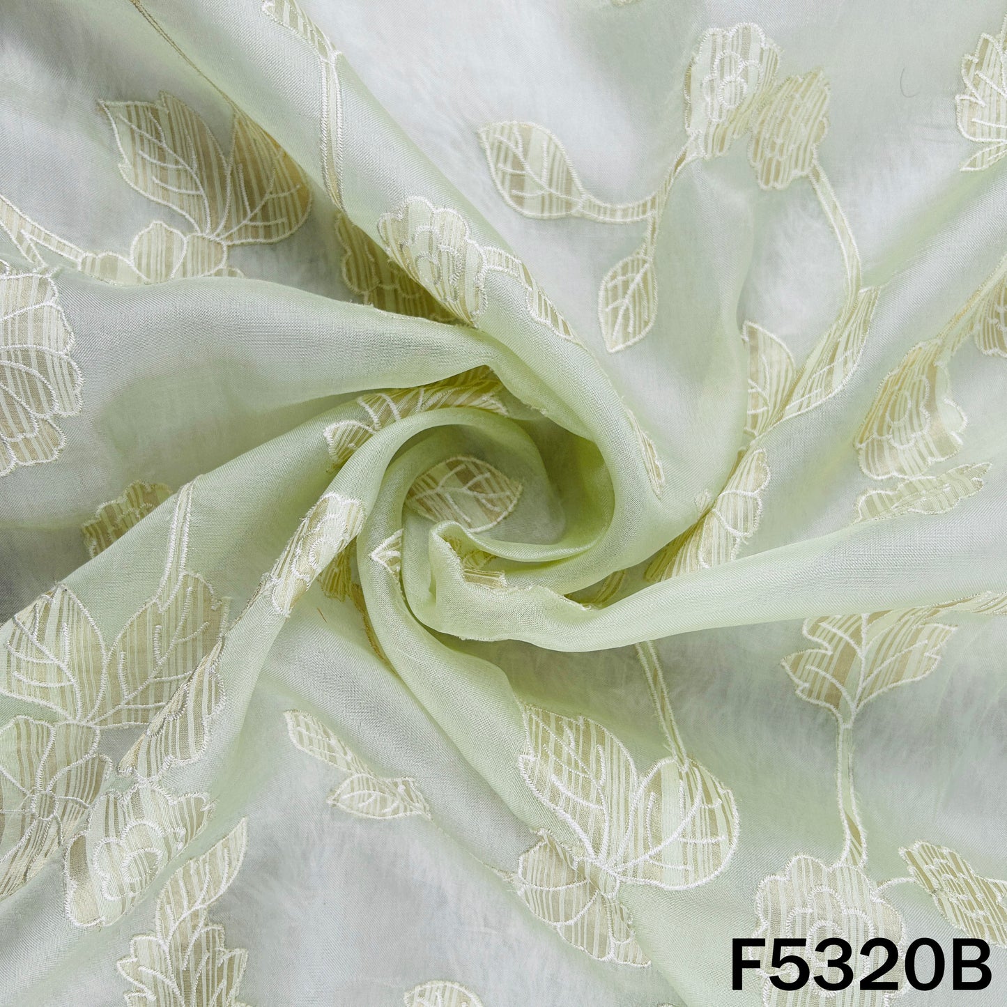 Thread Work Pure Tissue Organza Fabric - F5320