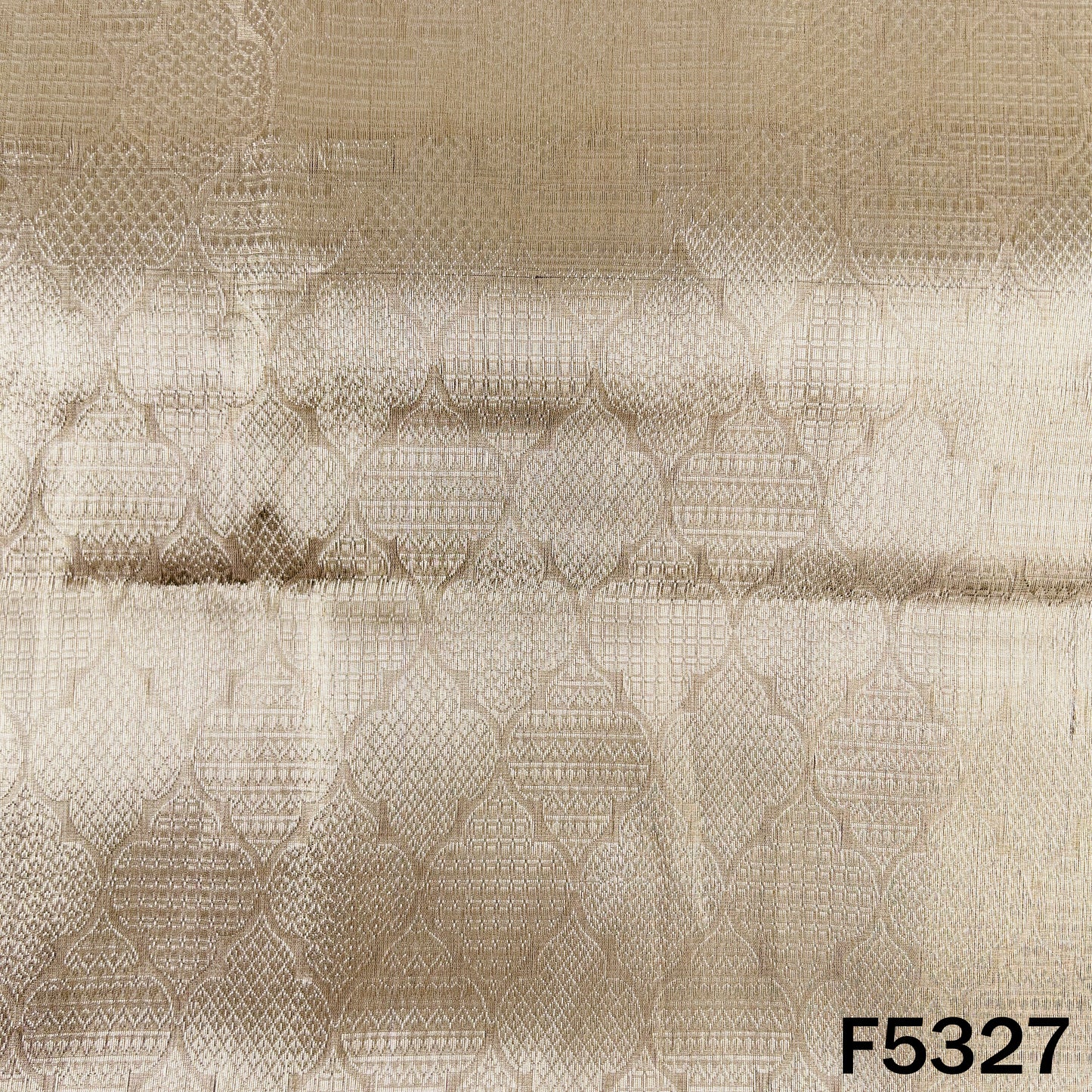 Self Jacquard Work Pure Tissue Fabric - F5327