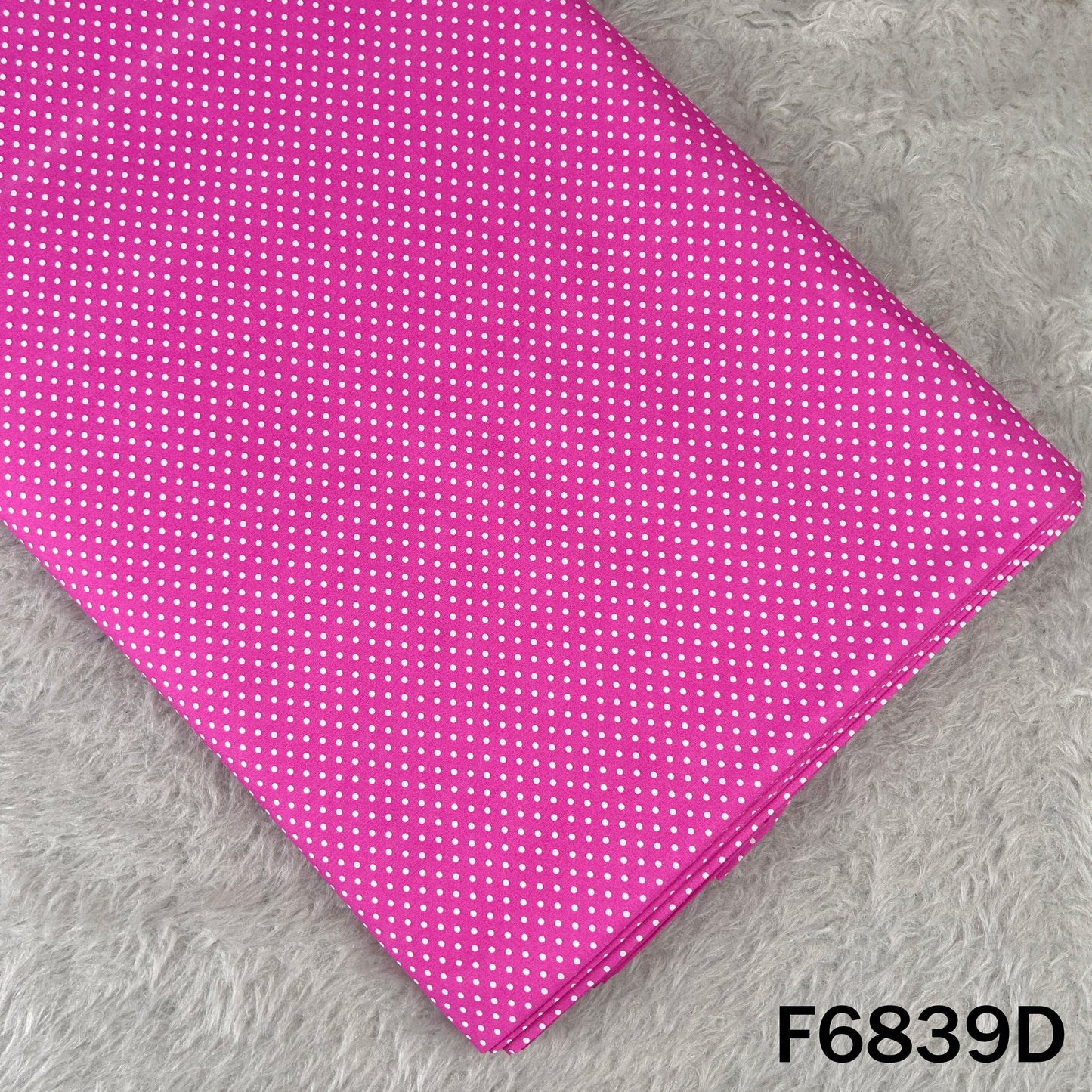 Polka Dot Cambric Cotton Fabric - F6839