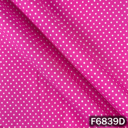 Polka Dot Cambric Cotton Fabric - F6839
