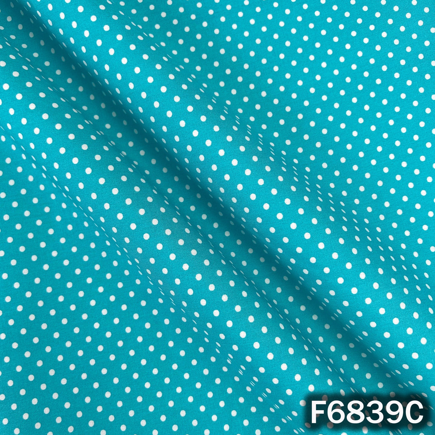 Polka Dot Cambric Cotton Fabric - F6839