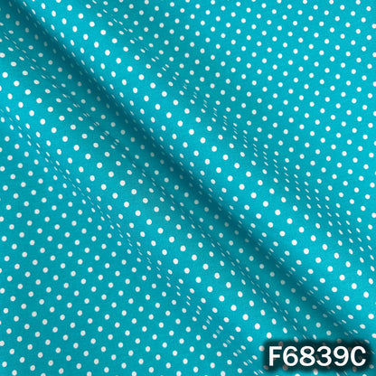 Polka Dot Cambric Cotton Fabric - F6839