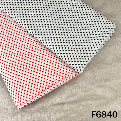 Polka Dot Cambric Cotton Fabric - F6840