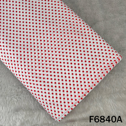 Polka Dot Cambric Cotton Fabric - F6840