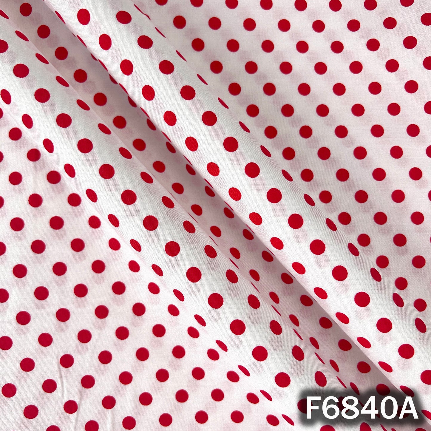 Polka Dot Cambric Cotton Fabric - F6840