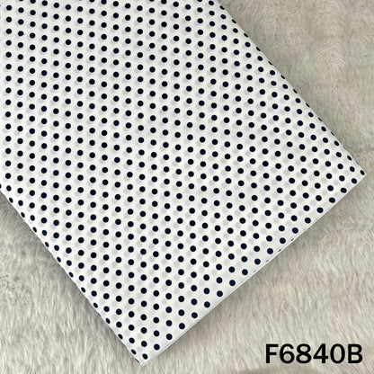Polka Dot Cambric Cotton Fabric - F6840