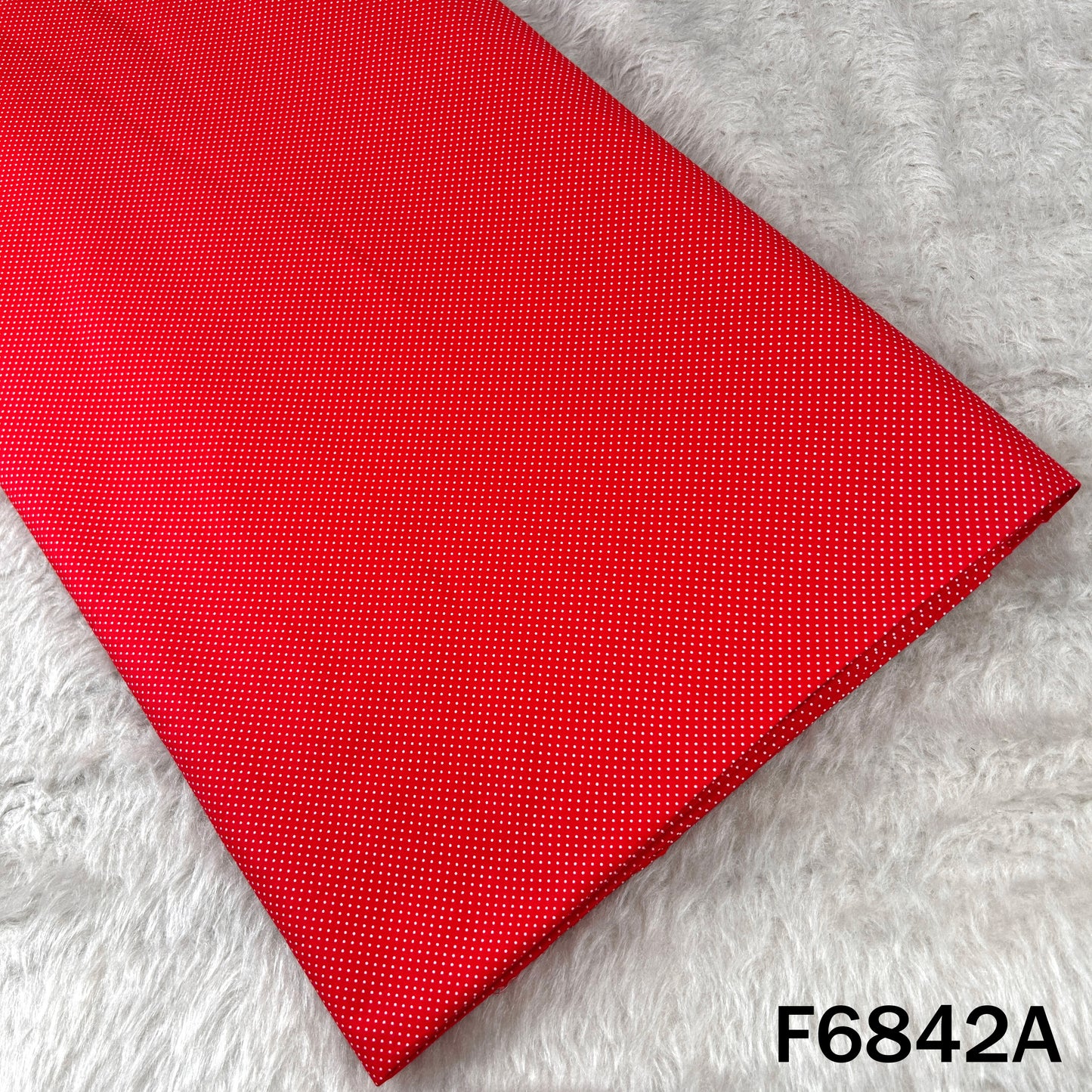 Polka Dot Cambric Cotton Fabric - F6842