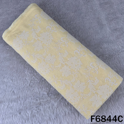 Cross Stitch Embroidered 2*2 Rubia Cotton Fabric - F6844