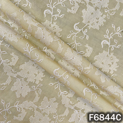 Cross Stitch Embroidered 2*2 Rubia Cotton Fabric - F6844