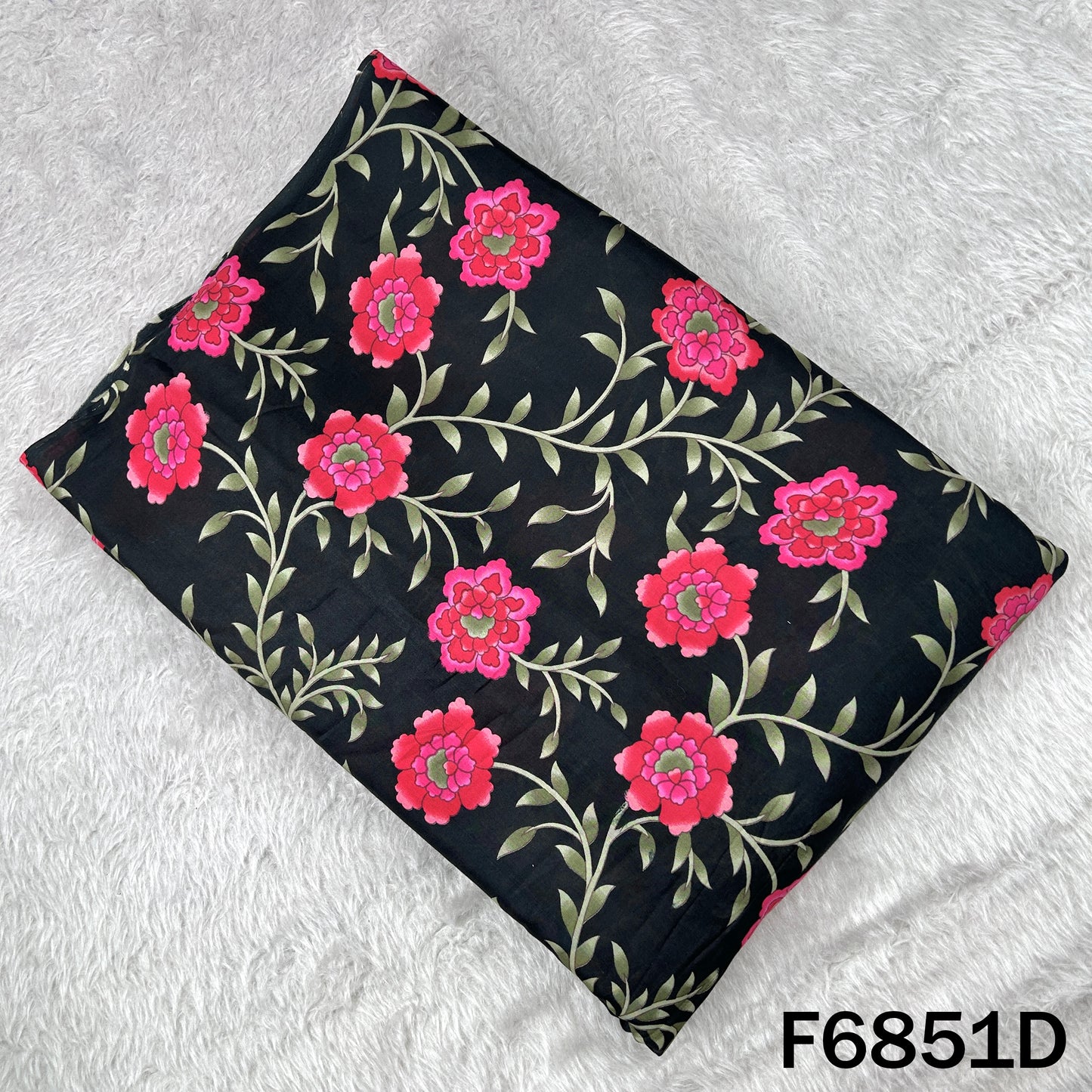 Printed Muslin Cotton Fabric - F6851