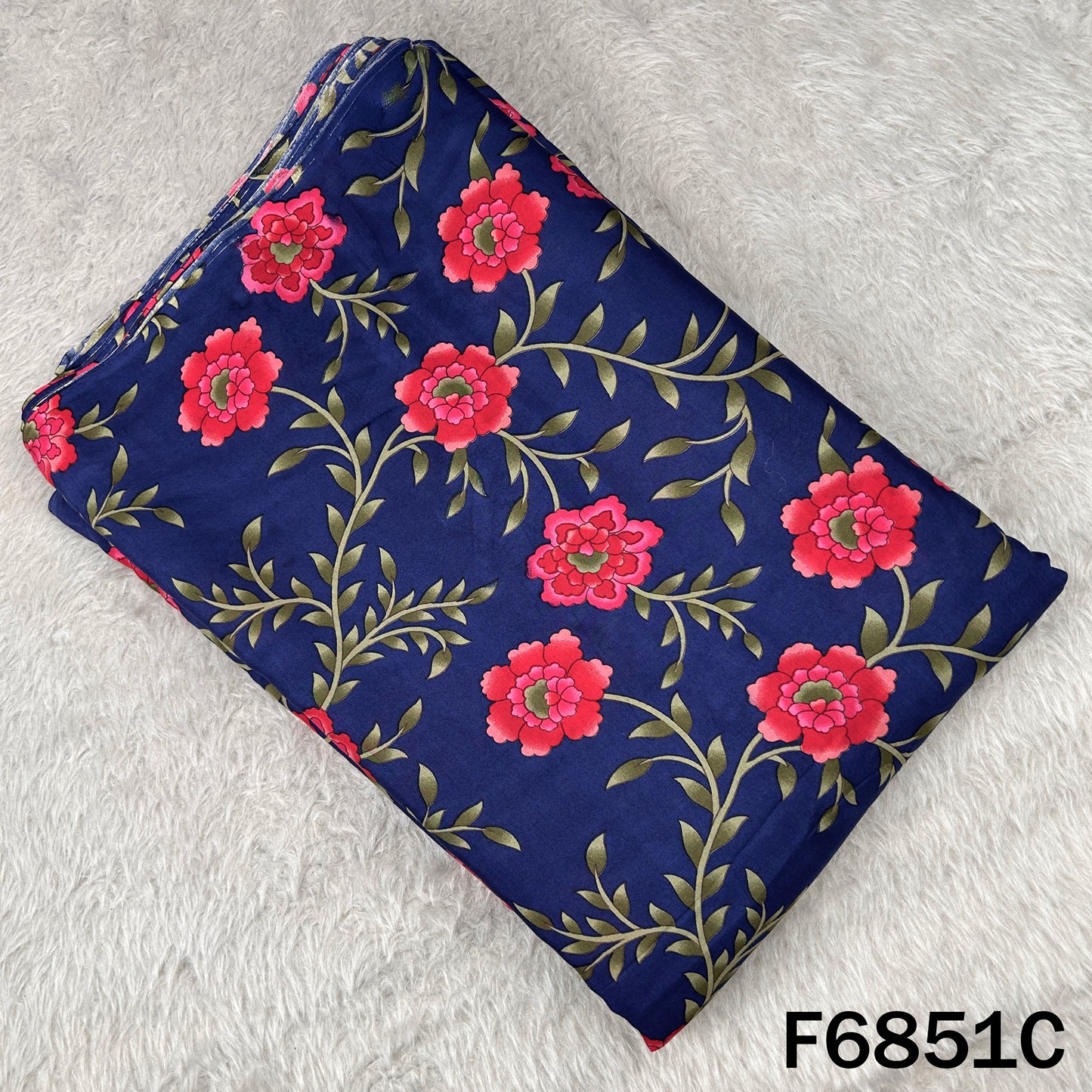 Printed Muslin Cotton Fabric - F6851