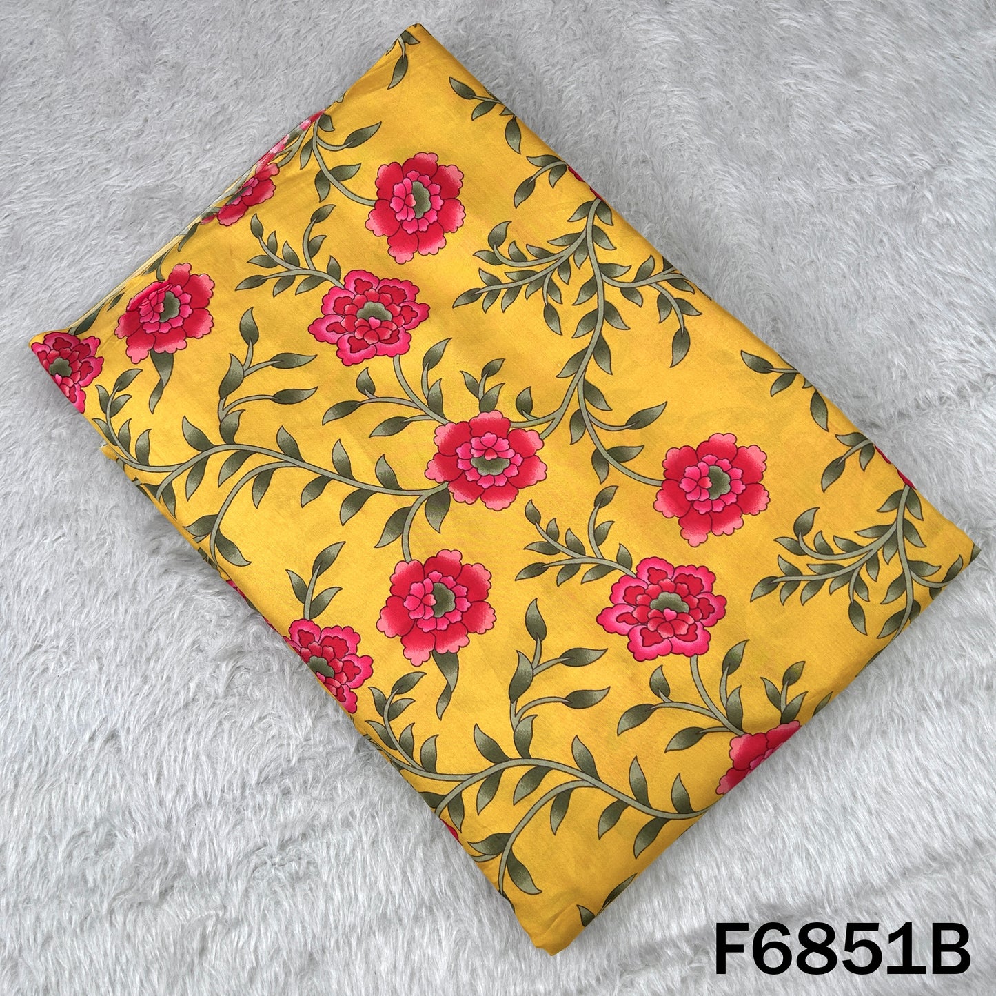 Printed Muslin Cotton Fabric - F6851
