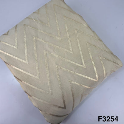 Dyeable Zari Tissue Fabric-F3254