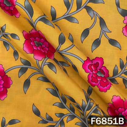 Printed Muslin Cotton Fabric - F6851