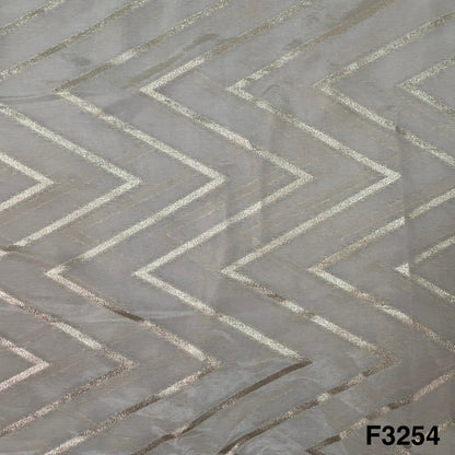 Dyeable Zari Tissue Fabric-F3254