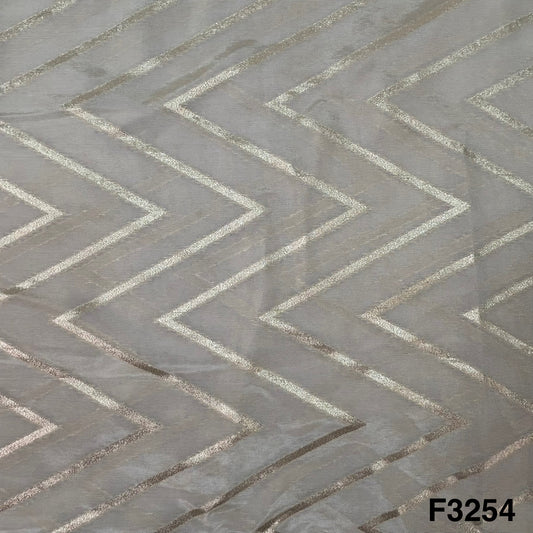 Dyeable Zari Tissue Fabric-F3254