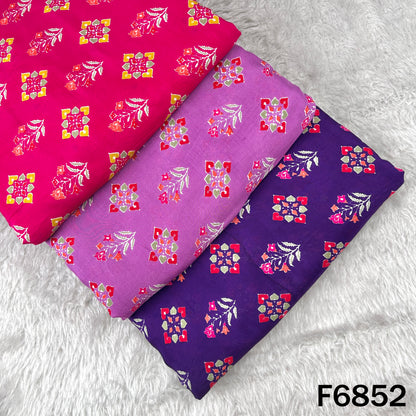 Printed Muslin Cotton Fabric - F6852
