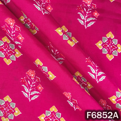 Printed Muslin Cotton Fabric - F6852