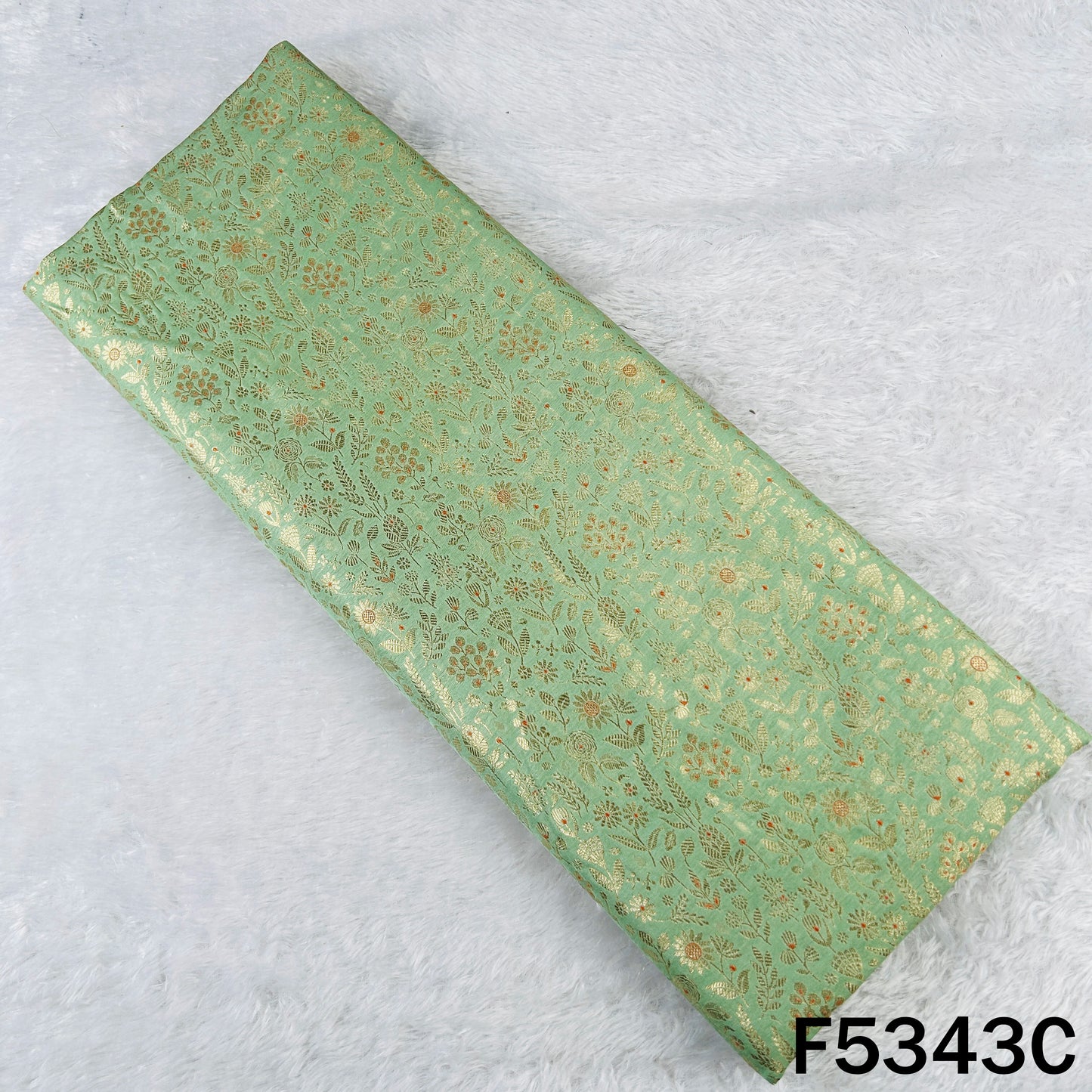 Banarasi Brocade Silk Fabric - F5343
