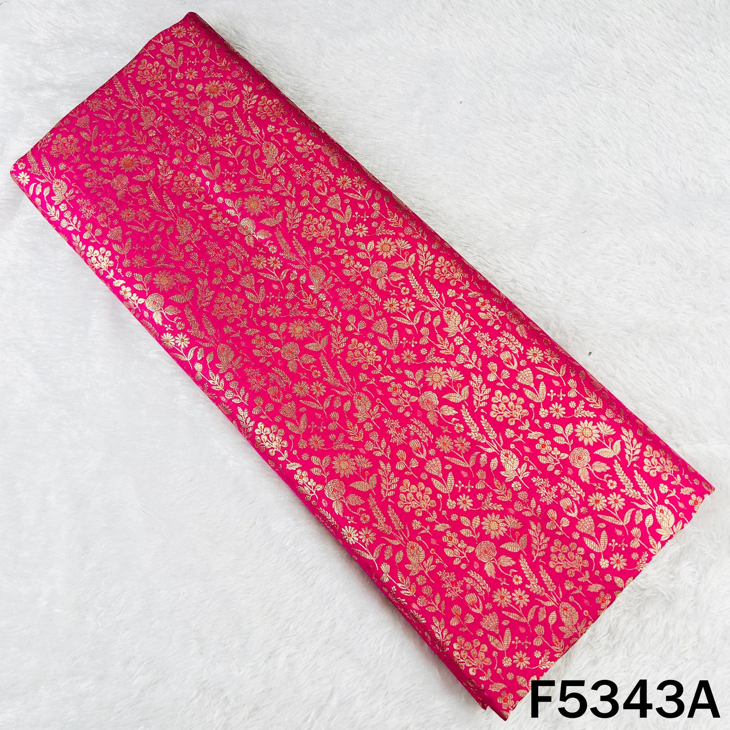 Banarasi Brocade Silk Fabric - F5343