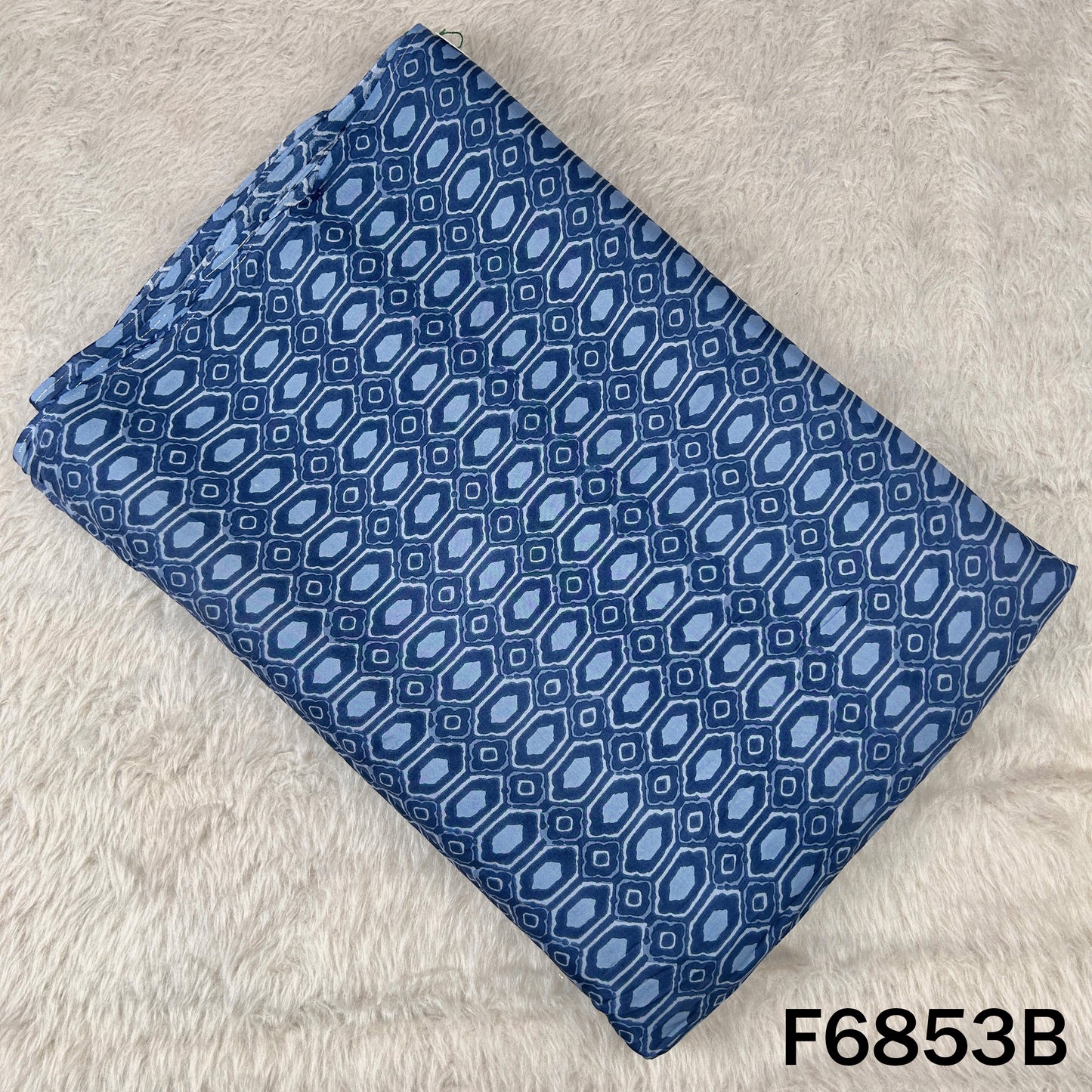 Printed Muslin Cotton Fabric - F6853