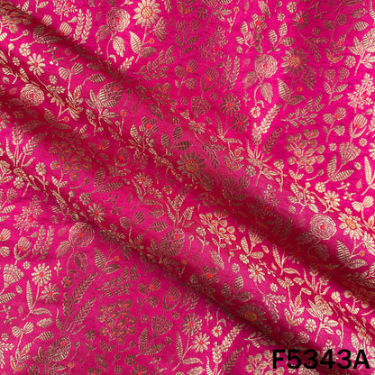 Banarasi Brocade Silk Fabric - F5343