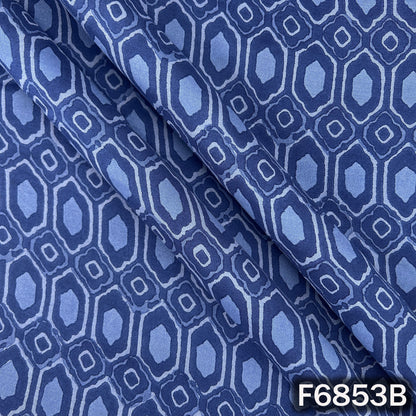 Printed Muslin Cotton Fabric - F6853