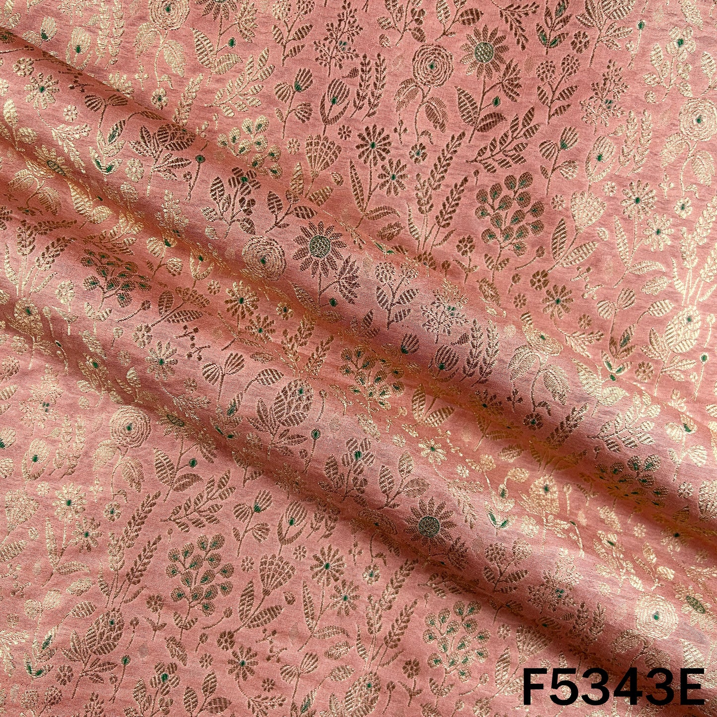 Banarasi Brocade Silk Fabric - F5343