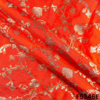 Banarasi Brocade Silk Fabric - F5346