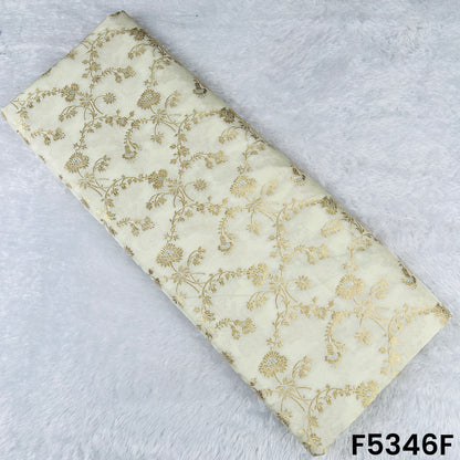 Banarasi Brocade Silk Fabric - F5346