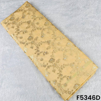 Banarasi Brocade Silk Fabric - F5346