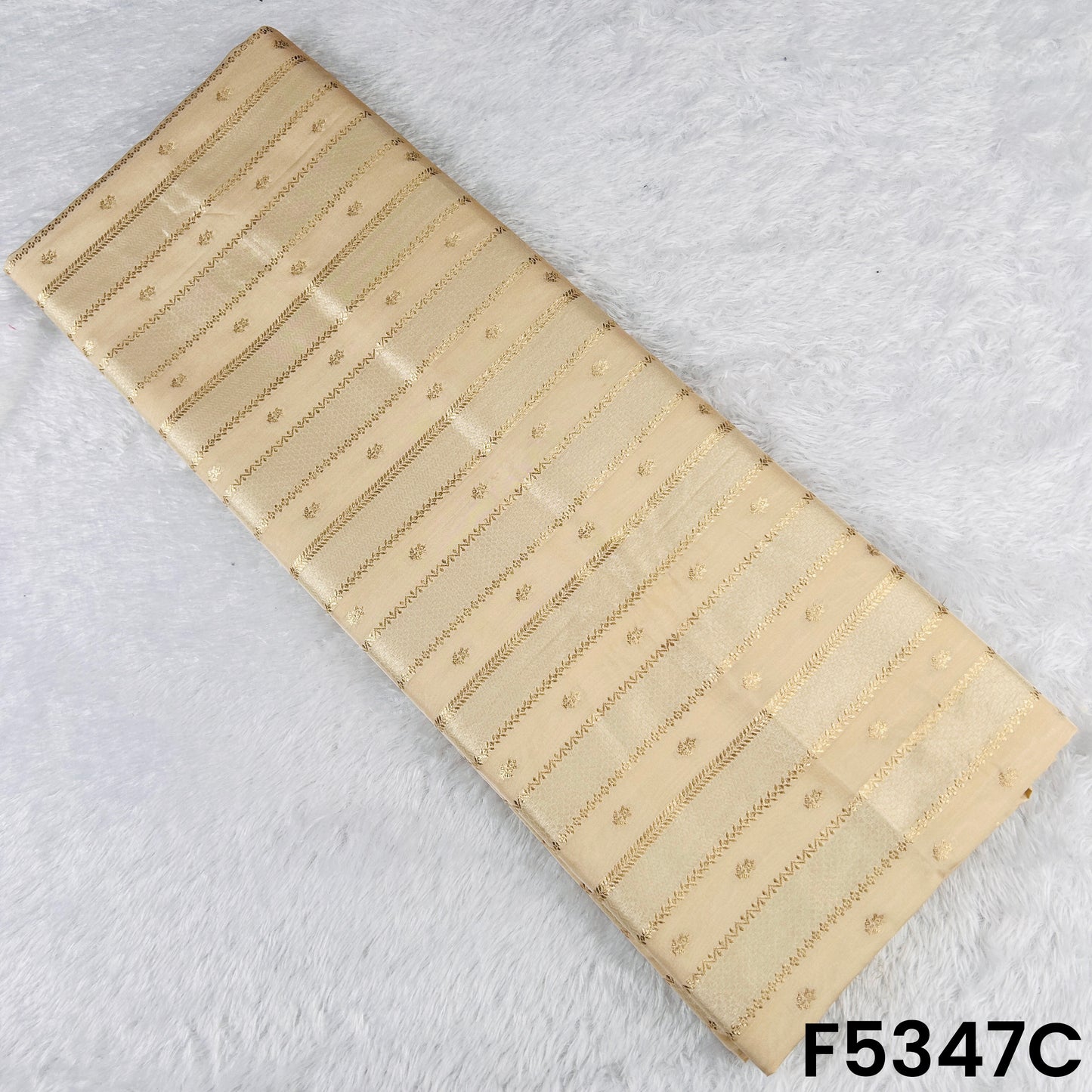 Banarasi Brocade Silk Fabric - F5347