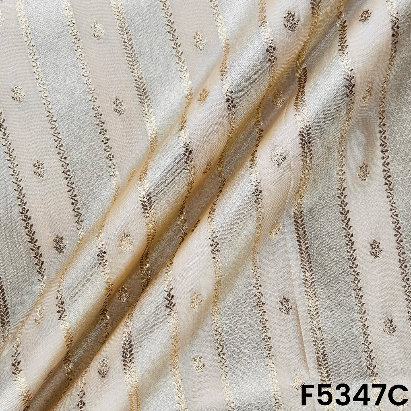 Banarasi Brocade Silk Fabric - F5347