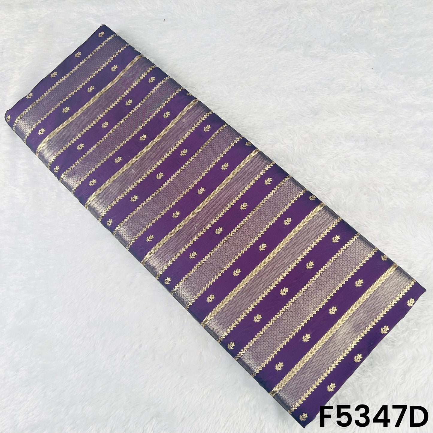 Banarasi Brocade Silk Fabric - F5347