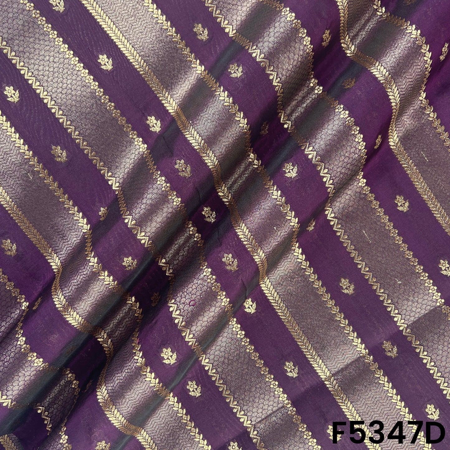 Banarasi Brocade Silk Fabric - F5347